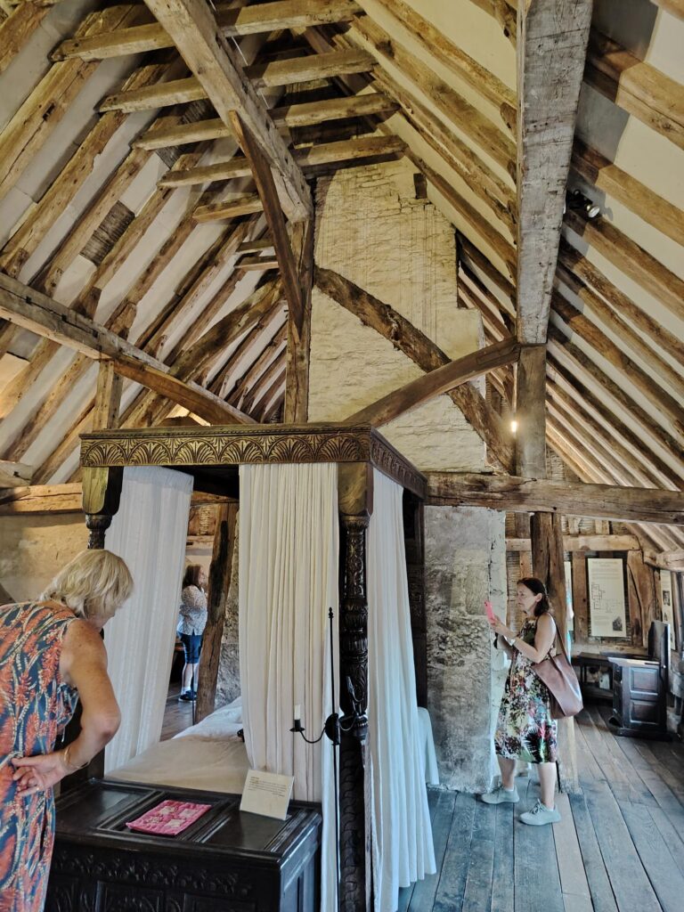 Interior of ancient bedroom